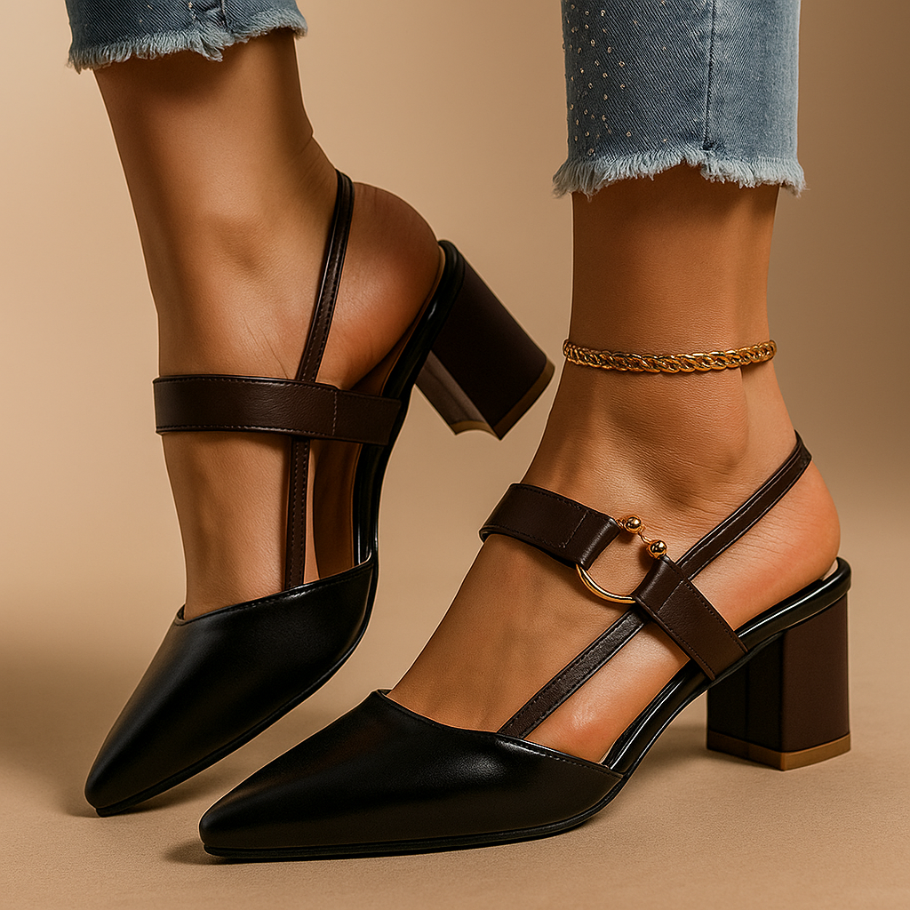 Stiletto Ring Heels - Elegant Women's Evening Footwear - Formal Shoes