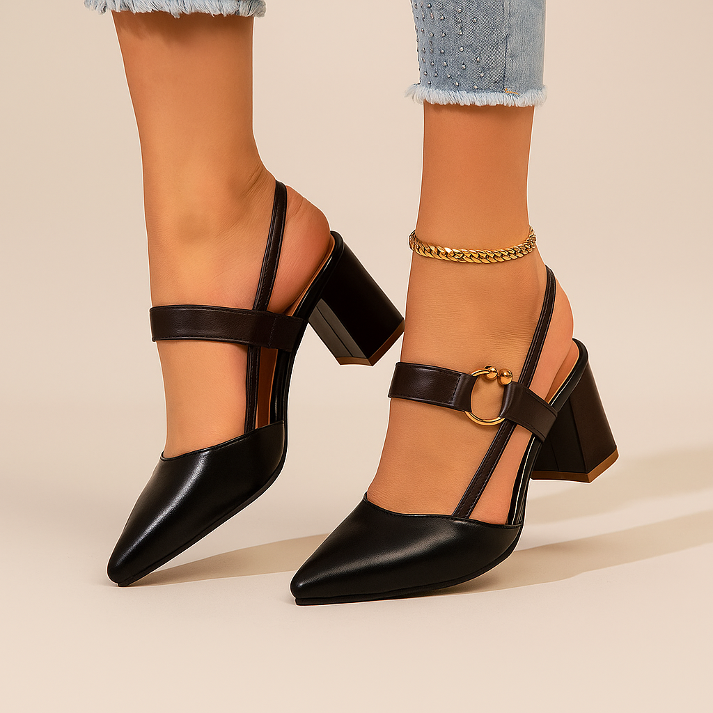 Stiletto Ring Heels - Elegant Women's Evening Footwear - Formal Shoes