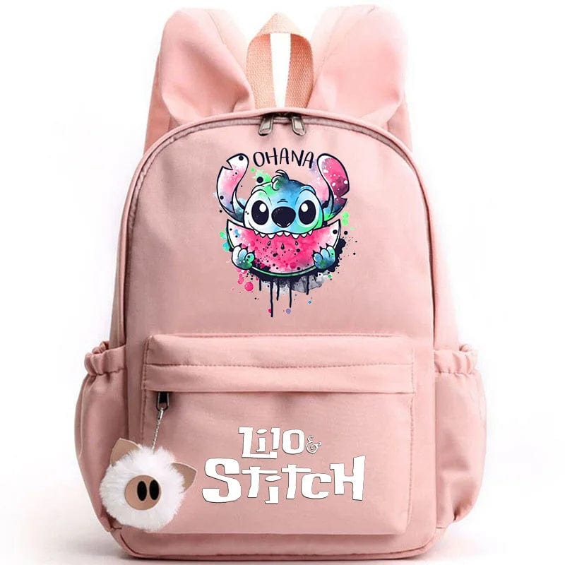 Stitch Backpack for Kids - Keychain Included - Back to School