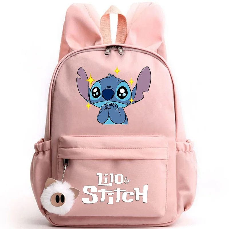 Stitch Backpack for Kids - Keychain Included - Back to School