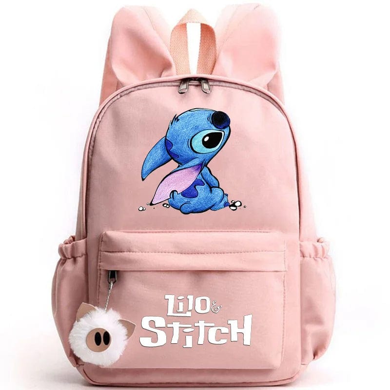 Stitch Backpack for Kids - Keychain Included - Back to School