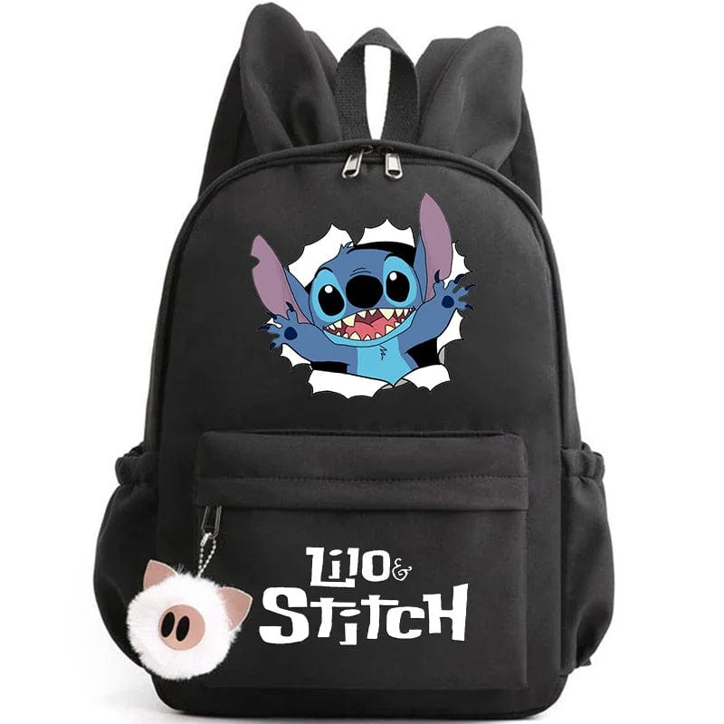 Stitch Backpack for Kids - Keychain Included - Back to School