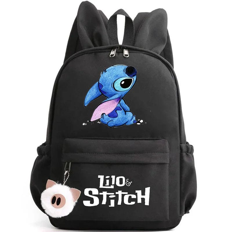 Stitch Backpack for Kids - Keychain Included - Back to School