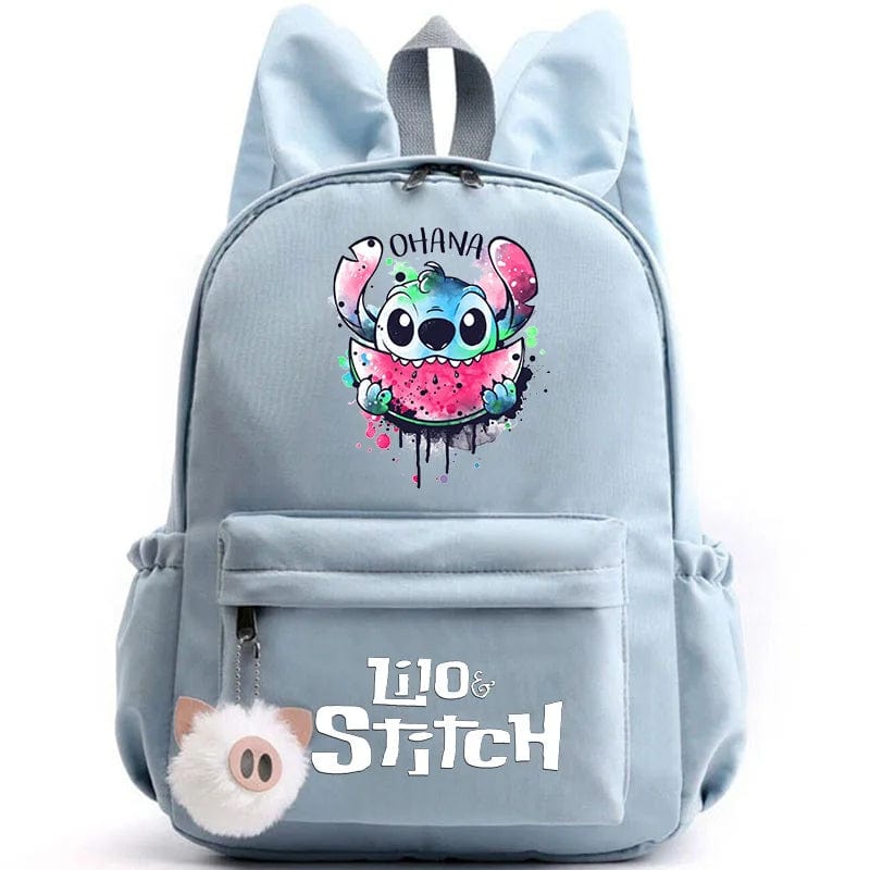 Stitch Backpack for Kids - Keychain Included - Back to School