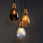 Stylish Teardrop Glass Pendant Light – Home Decor, Ambient Lighting