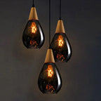 Stylish Teardrop Glass Pendant Light – Home Decor, Ambient Lighting