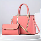 Stylish Women's 2-Piece Handbag Set with Tote & Crossbody – Everyday Use, Fashion Accessory