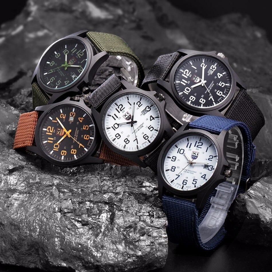 Tactical Men's Watch – Waterproof, Shockproof, LED – Adventure, Outdoor
