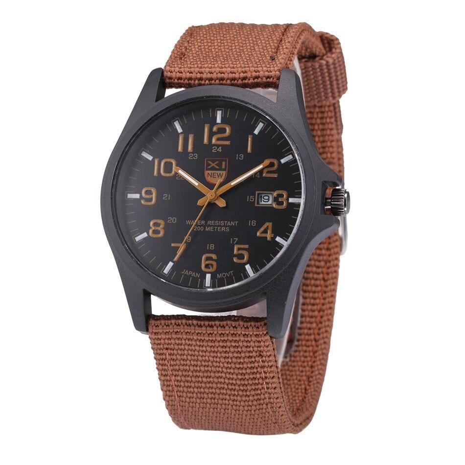 Tactical Men's Watch – Waterproof, Shockproof, LED – Adventure, Outdoor