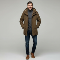 Thick Winter Coat for Men | Insulated Warm Outerwear | Casual Style | Perfect for Cold Weather Wear