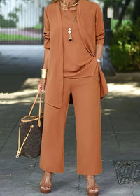 Three Piece Casual Wear Set - Stylish Design for Versatile Outfits