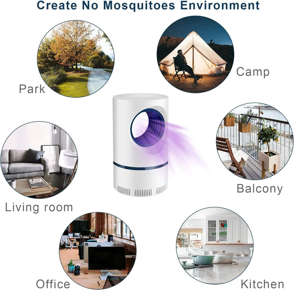 UV Light Mosquito & Fly Trap for Indoor/Outdoor Pest Control – Home, Garden