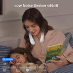 Unisex 5-Speed Neck Cooling Fan – Portable Bladeless Design, Travel, Home Office