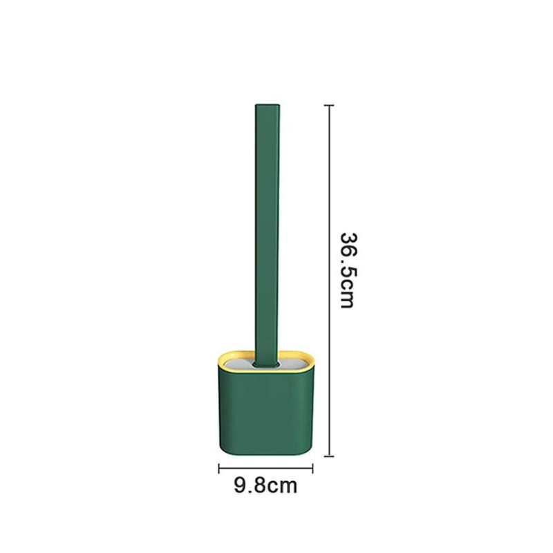 Unisex Silicone Toilet Brush with Holder – Bathroom Cleaning, Home Hygiene