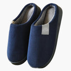 Unisex Slippers with Plush Surface and Thick Sole – Home, Comfort