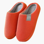 Unisex Slippers with Plush Surface and Thick Sole – Home, Comfort
