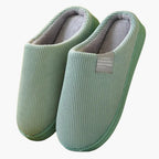 Unisex Slippers with Plush Surface and Thick Sole – Home, Comfort