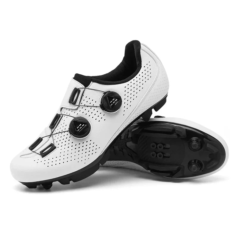 Unisex cycling shoes with dial closure: lightweight and comfortable.