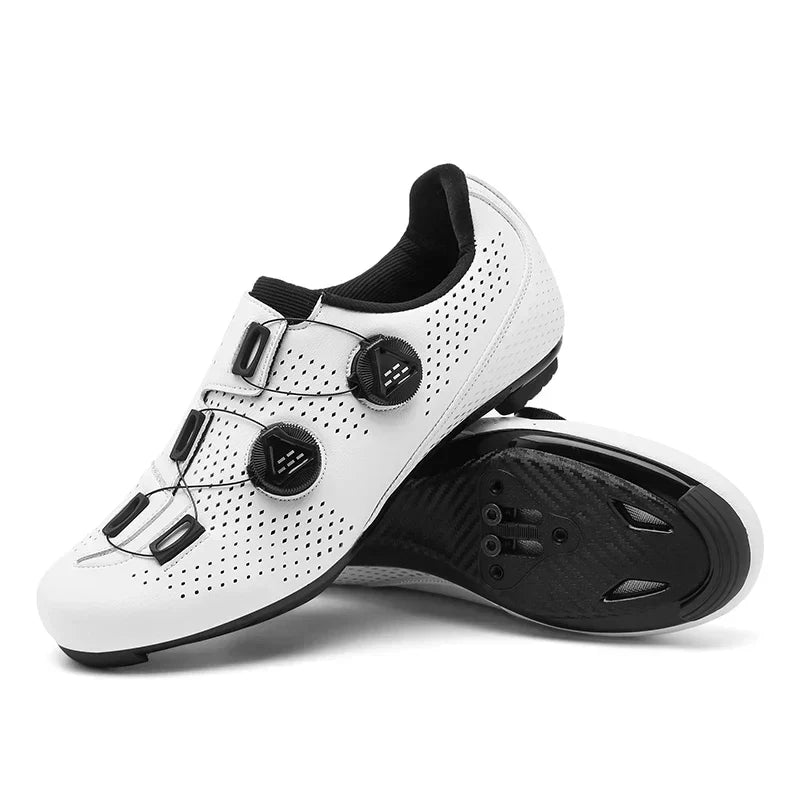 Unisex cycling shoes with dial closure: lightweight and comfortable.