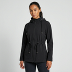 Casual Zip-Up Hooded Jacket with Drawstring Waist – Everyday Wear, Outdoor Style