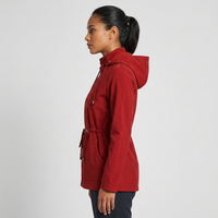Casual Zip-Up Hooded Jacket with Drawstring Waist – Everyday Wear, Outdoor Style