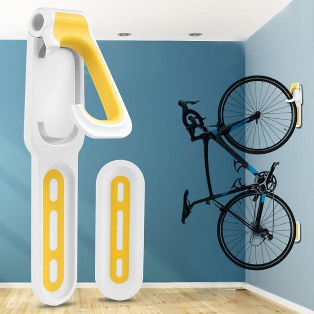 Wall-Mounted Bike Holder Rack | Nordic Design – Space-Saving, Home Organization