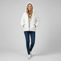Warm Zip-Up Winter Jacket for Women | Insulated, Cozy Design for Cold Weather Wear | Perfect for Outdoor Activities