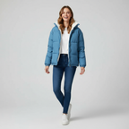 Warm Zip-Up Winter Jacket for Women | Insulated, Cozy Design for Cold Weather Wear | Perfect for Outdoor Activities