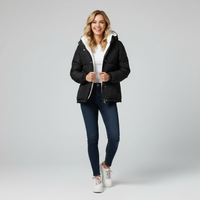 Warm Zip-Up Winter Jacket for Women | Insulated, Cozy Design for Cold Weather Wear | Perfect for Outdoor Activities