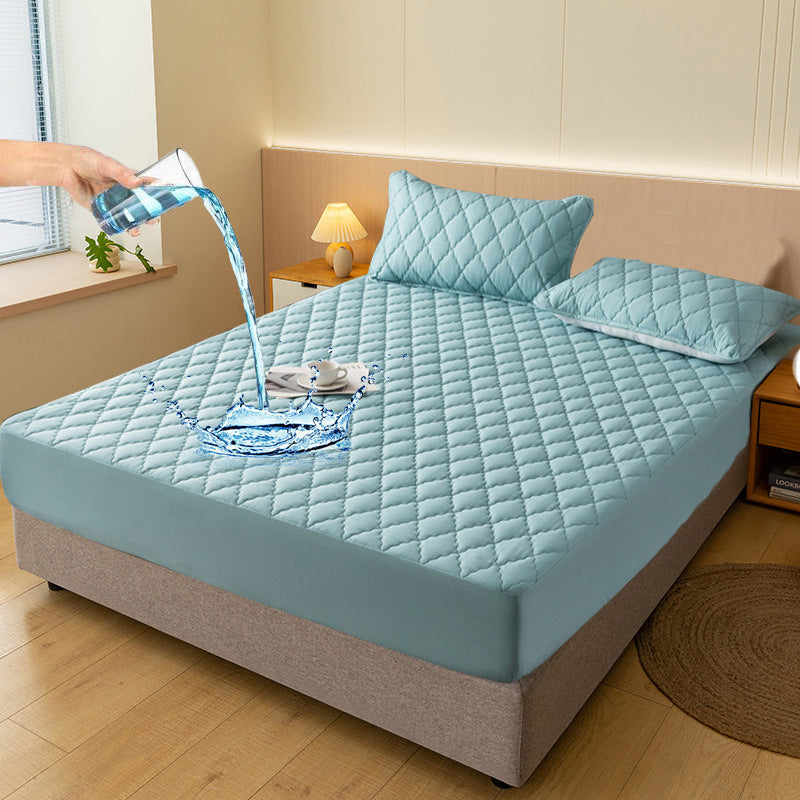Waterproof Mattress Protector Cover Made of Polyester with TPU Coating – Sleep Comfort, Protection