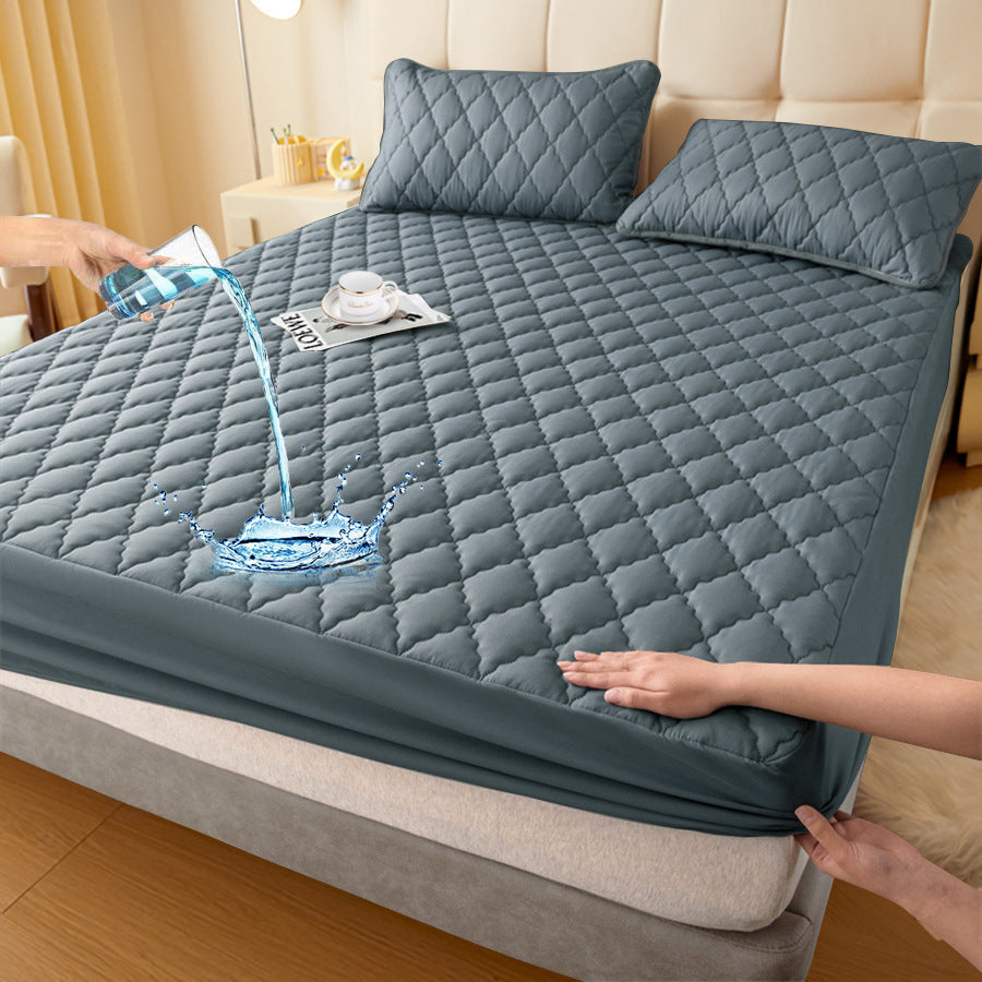 Waterproof Mattress Protector Cover Made of Polyester with TPU Coating – Sleep Comfort, Protection