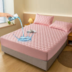 Waterproof Mattress Protector Cover Made of Polyester with TPU Coating – Sleep Comfort, Protection