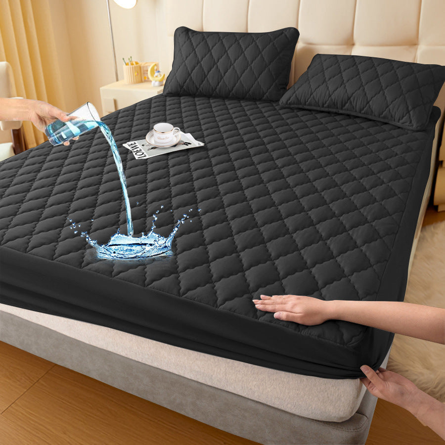Waterproof Mattress Protector Cover Made of Polyester with TPU Coating – Sleep Comfort, Protection