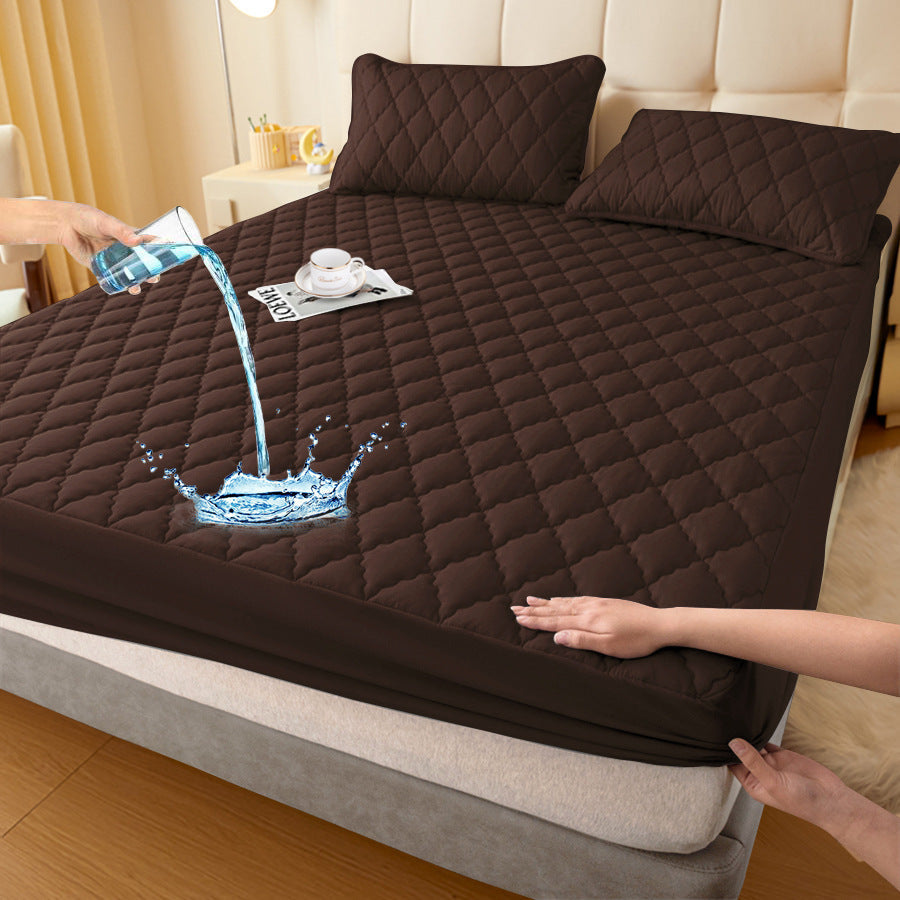 Waterproof Mattress Protector Cover Made of Polyester with TPU Coating – Sleep Comfort, Protection