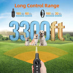 Waterproof Rechargeable Dog Training E-Collar 1000m – Training, Outdoor