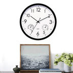 Weatherproof Outdoor Garden Clock with Temperature Gauge – Garden, Patio