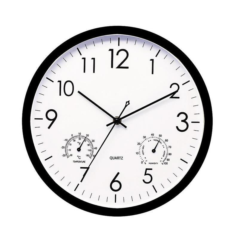 Weatherproof Outdoor Garden Clock with Temperature Gauge – Garden, Patio