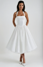 Wedding Guest Midi Dress - Elegant Esplendor Style - Perfect for Formal Events