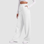 Wide Leg Joggers for Women | Soft Cotton Blend | Casual Comfort | Everyday Wear