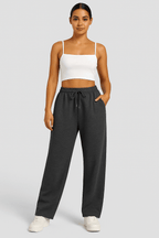 Wide Leg Joggers for Women | Soft Cotton Blend | Casual Comfort | Everyday Wear