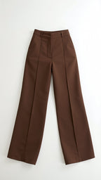 Wide Leg Trousers for Women | Elegant Design | Versatile for Casual or Formal Wear | Comfortable Fit in Lightweight Fabric