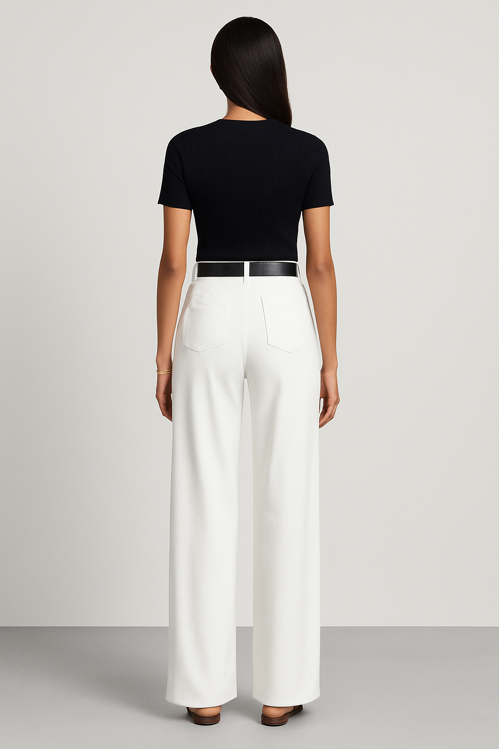Wide-Leg Trousers for Women - Tailored Fit, Comfortable Fabric, Casual Wear