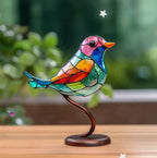 Window Bird Decoration – Gift for Nature Lovers, Home Accessory