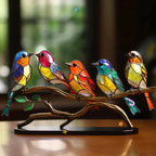 Window Bird Decoration – Gift for Nature Lovers, Home Accessory