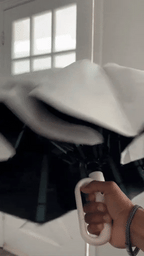 Windproof Automatic Folding Umbrella with Reflective Strip