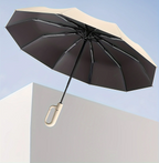 Windproof Automatic Folding Umbrella with Reflective Strip
