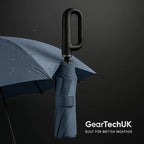Windproof Automatic Folding Umbrella with Reflective Strip