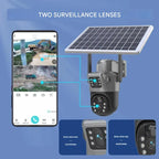 Wireless 4K Security Camera with Solar Panel – Home Security, Outdoor Monitoring