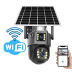 Wireless 4K Security Camera with Solar Panel – Home Security, Outdoor Monitoring