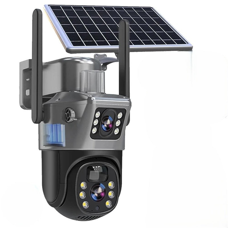 Wireless 4K Security Camera with Solar Panel – Home Security, Outdoor Monitoring